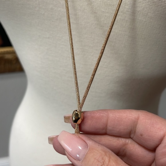 Max Zoe Long Chain Lariat Necklace - Picture 3 of 10